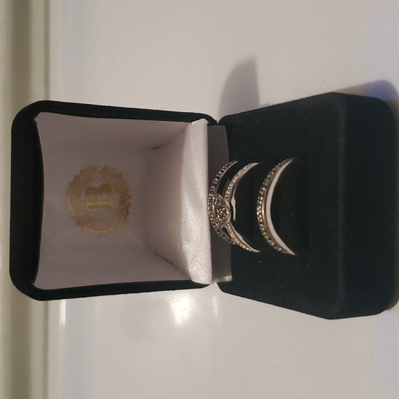 Bradford Exchange Sterling Silver Disney Stackable Hidden Message Rings Size 8 - Picture 3 of 5